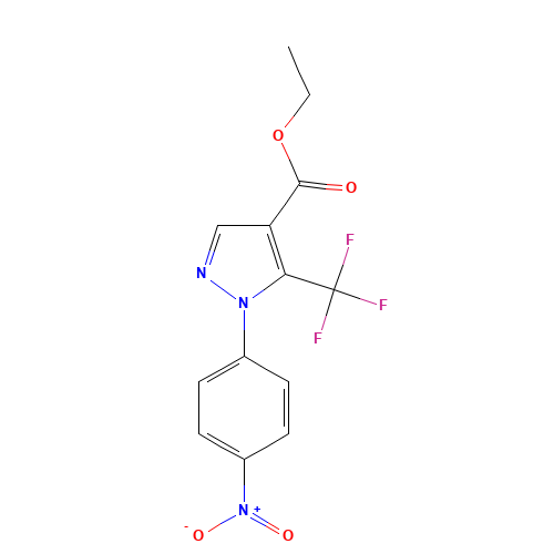 ETHYL 2-(4-NITROPHENYL)-3-(TRIFLUOROMETHYL)PYRAZOLE-4-CARBOXYLATE (CAS: 175137-35-6) - Related Chemical Product
