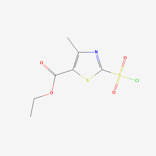ETHYL 2-(CHLOROSULFONYL)-4-METHYL-1,3-THIAZOLE-5-CARBOXYLATE,97 (CAS: 89694-92-8) - Related Chemical Product