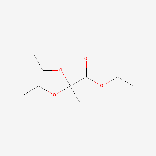 ETHYL 2,2-DIETHOXYPROPIONATE (CAS: 7476-20-2) - Chemical Structure and Molecular Formula 
