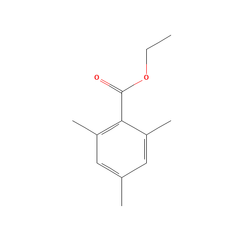 Ethyl 2,4,6-trimethylbenzoate (CAS: 1754-55-8) - Chemical Structure and Molecular Formula 