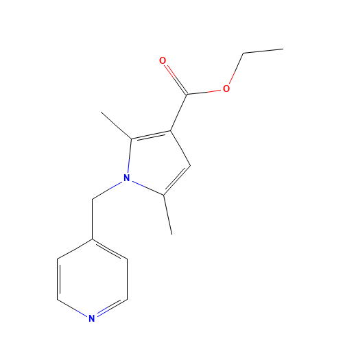 ETHYL 2,5-DIMETHYL-1-(4-PYRIDYLMETHYL)-1H-PYRROLE-3-CARBOXYLATE (CAS: 175276-53-6) - Related Chemical Product
