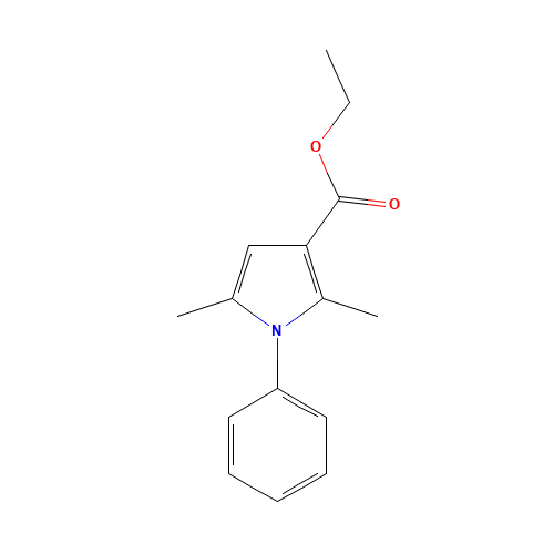 ETHYL 2,5-DIMETHYL-1-PHENYL-1H-PYRROLE-3-CARBOXYLATE (CAS: 76546-68-4) - Related Chemical Product