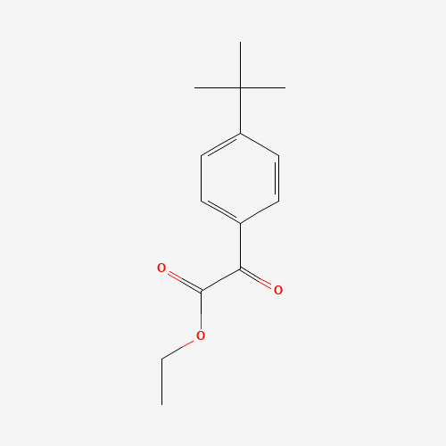 ETHYL 4-TERT-BUTYLBENZOYLFORMATE (CAS: 80120-36-1) - Chemical Structure and Molecular Formula 
