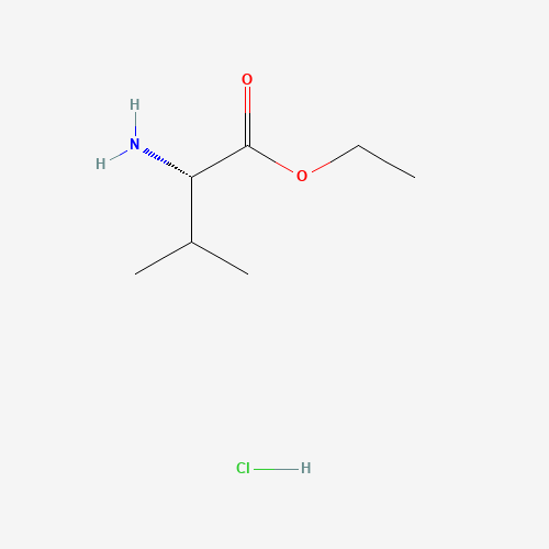 Ethyl L-valinate hydrochloride (CAS: 17609-47-1) - Chemical Structure and Molecular Formula 