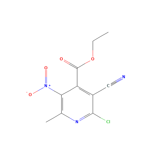 ETHYL 2-CHLORO-3-CYANO-6-METHYL-5-NITROPYRIDINE-4-CARBOXYLATE (CAS: 72701-63-4) - Related Chemical Product