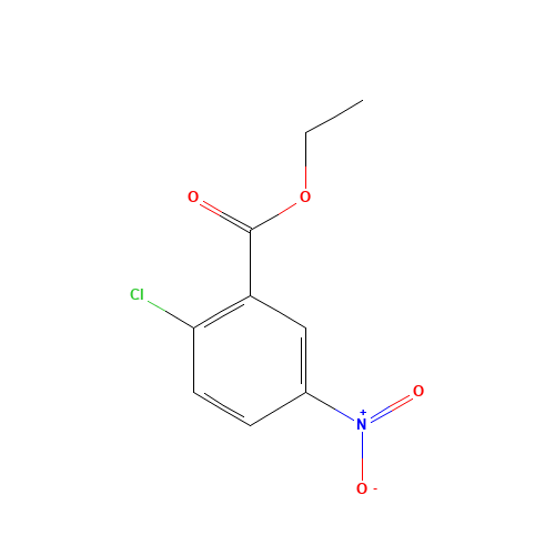 Ethyl 2-chloro-5-nitrobenzoate (CAS: 16588-17-3) - Chemical Structure and Molecular Formula 