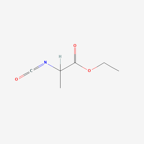 ETHYL 2-ISOCYANATOPROPIONATE (CAS: 13794-28-0) - Chemical Structure and Molecular Formula 