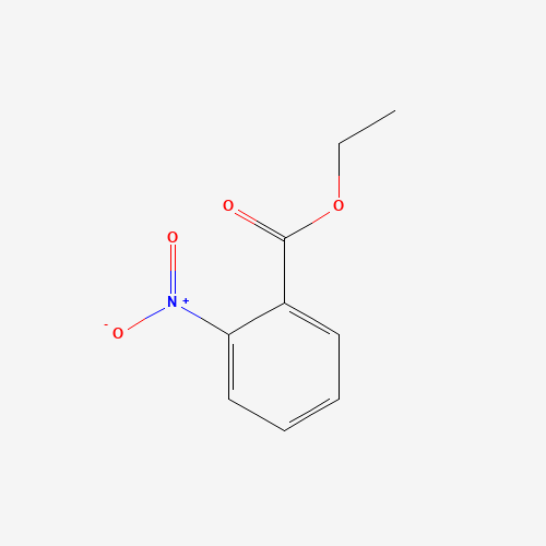 ETHYL 2-NITROBENZOATE (CAS: 610-34-4) - Chemical Structure and Molecular Formula 