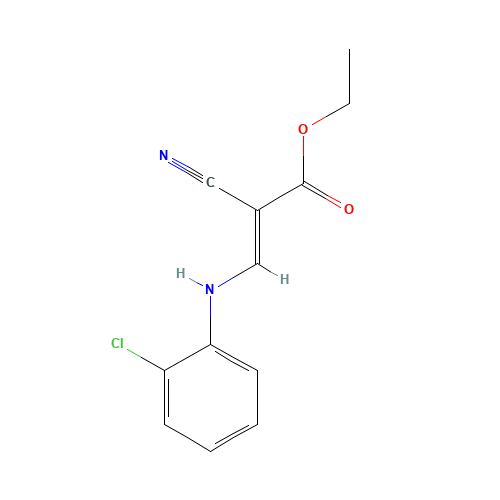 ETHYL 3-(2-CHLOROANILINO)-2-CYANOACRYLATE (CAS: 64317-75-5) - Related Chemical Product