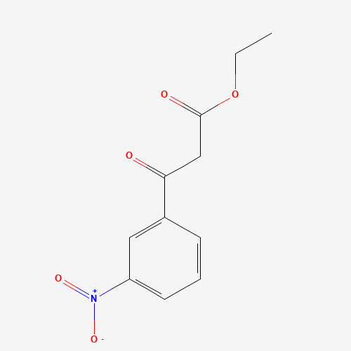 ETHYL 3-(3-NITROPHENYL)-3-OXOPROPANOATE (CAS: 52119-38-7) - Chemical Structure and Molecular Formula 