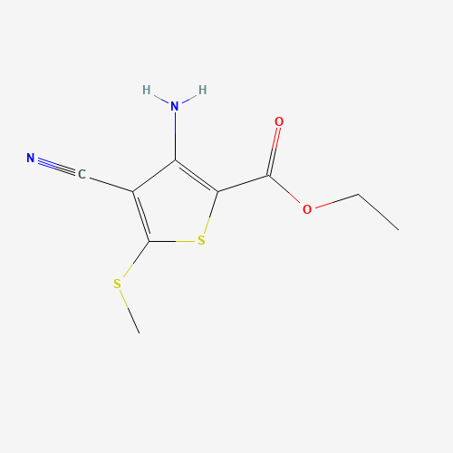 ETHYL 3-AMINO-4-CYANO-5-(METHYLTHIO)THIOPHENE-2-CARBOXYLATE (CAS: 116170-90-2) - Related Chemical Product