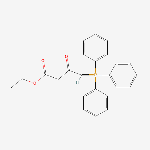 ETHYL 3-OXO-4-(TRIPHENYLPHOSPHORANYLIDENE)BUTYRATE (CAS: 13148-05-5) - Chemical Structure and Molecular Formula 