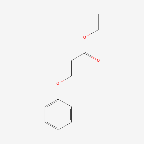 ETHYL 3-PHENOXYPROPIONATE (CAS: 22409-91-2) - Chemical Structure and Molecular Formula 