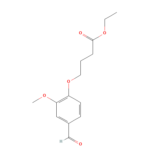 ETHYL 4-(4-FORMYL-2-METHOXYPHENOXY)BUTANOATE (CAS: 141333-27-9) - Related Chemical Product