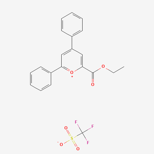 ETHYL 4,6-DIPHENYLPYRYLIUMTRIFLUOROMETHANE-SULFONATE-2-CARBOXYLATE (CAS: 78904-85-5) - Related Chemical Product