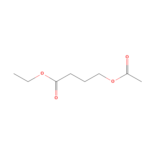 ETHYL 4-ACETOXYBUTANOATE (CAS: 25560-91-2) - Chemical Structure and Molecular Formula 