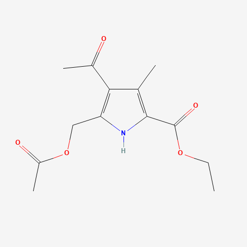 ETHYL 4-ACETYL-5-[(ACETYLOXY)METHYL]-3-METHYL-1H-PYRROLE-2-CARBOXYLATE (CAS: 143583-56-6) - Related Chemical Product