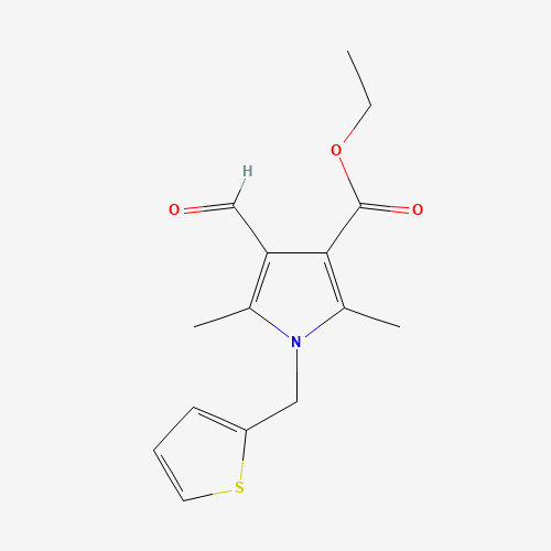 ETHYL 4-FORMYL-2,5-DIMETHYL-1-(2-THIENYLMETHYL)-1H-PYRROLE-3-CARBOXYLATE (CAS: 175276-54-7) - Related Chemical Product