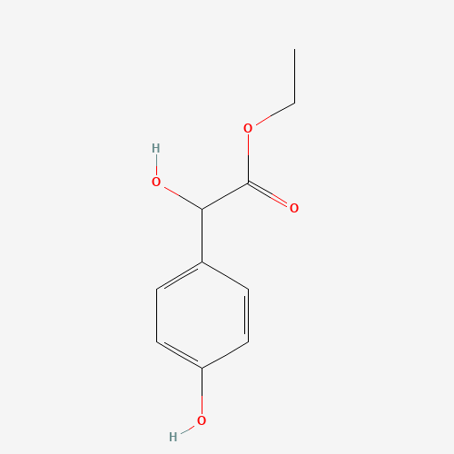 ETHYL 4-HYDROXYMANDELATE (CAS: 68758-68-9) - Chemical Structure and Molecular Formula 