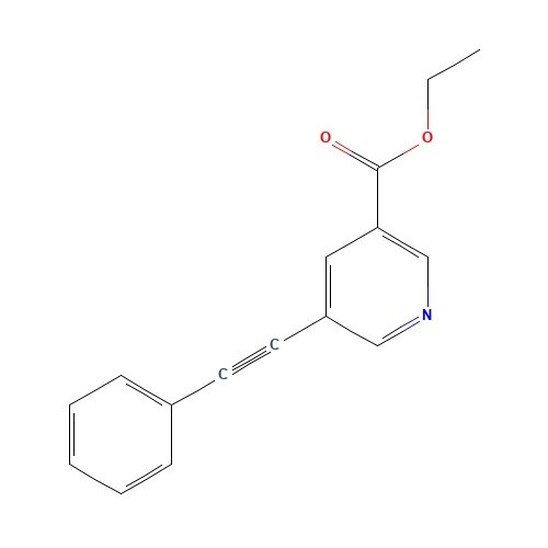 ETHYL 5-(2-PHENYLETH-1-YNYL)NICOTINATE (CAS: 175203-65-3) - Related Chemical Product
