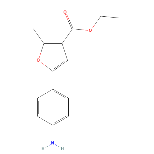 ETHYL 5-(4-AMINOPHENYL)-2-METHYL-3-FUROATE (CAS: 175276-70-7) - Related Chemical Product