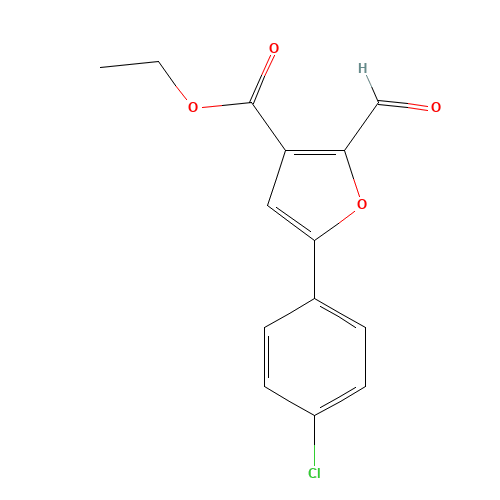 ETHYL 5-(4-CHLOROPHENYL)-2-FORMYL-3-FUROATE (CAS: 175276-64-9) - Related Chemical Product