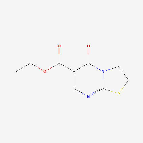 ETHYL 5-OXO-2,3-DIHYDRO-5H-PYRIMIDO[2,1-B][1,3]THIAZOLE-6-CARBOXYLATE (CAS: 32084-53-0) - Chemical Structure and Molecular Formula 
