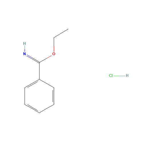 Ethyl benzimidate hydrochloride (CAS: 5333-86-8) - Chemical Structure and Molecular Formula 