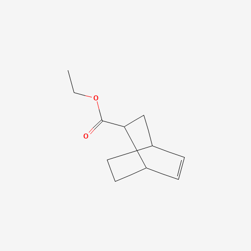 ETHYL BICYCLO[2.2.2]OCT-5-ENE-2-CARBOXYLATE (CAS: 42858-39-9) - Chemical Structure and Molecular Formula 