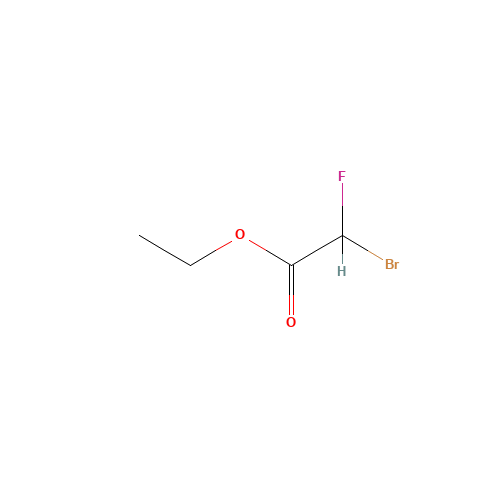 Ethyl bromofluoroacetate (CAS: 401-55-8) - Chemical Structure and Molecular Formula 