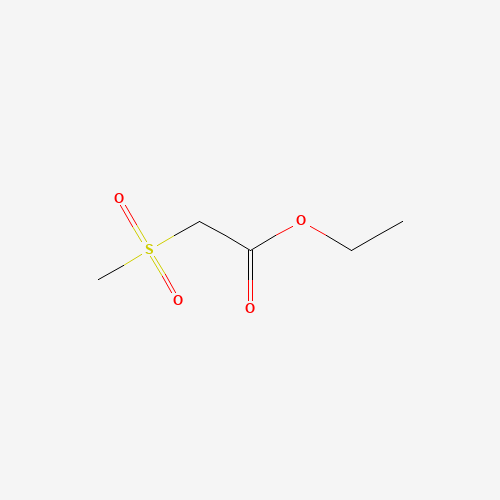 ETHYL METHANESULFONYLACETATE (CAS: 4455-15-6) - Chemical Structure and Molecular Formula 