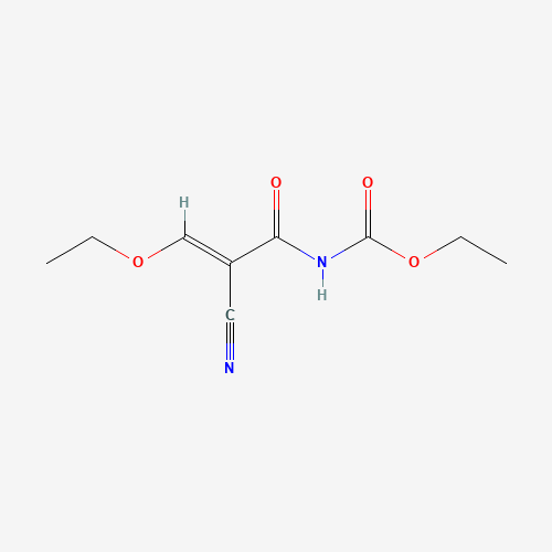 ETHYL N-(2-CYANO-3-ETHOXYACRYLOYL)CARBAMATE (CAS: 1187-34-4) - Related Chemical Product