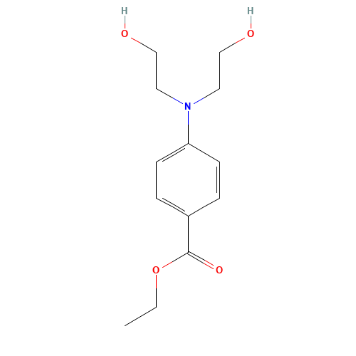 ETHYL-P-BIS(2-HYDROXYETHYL)AMINOBENZOATE (CAS: 15716-30-0) - Related Chemical Product