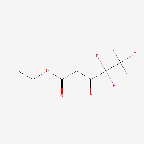 ETHYL PENTAFLUOROPROPIONYLACETATE (CAS: 663-35-4) - Chemical Structure and Molecular Formula 