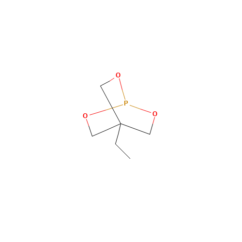 TRIMETHYLOLPROPANE PHOSPHITE (CAS: 824-11-3) - Chemical Structure and Molecular Formula 