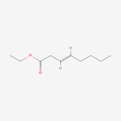 ETHYL-3-OCTENOATE (CAS: 26553-47-9) - Chemical Structure and Molecular Formula 