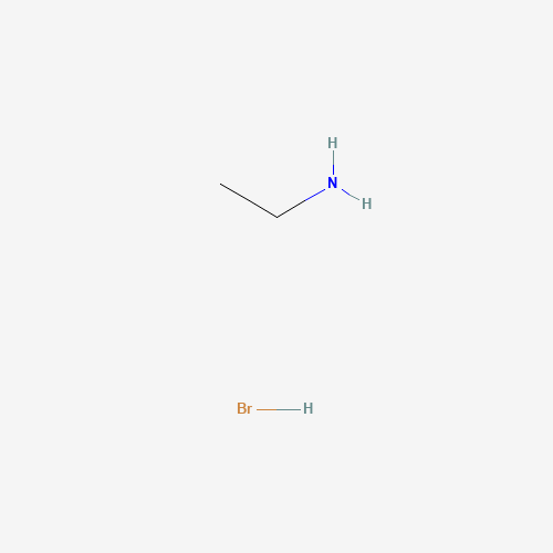 ETHYLAMINE HYDROBROMIDE (CAS: 593-55-5) - Chemical Structure and Molecular Formula 