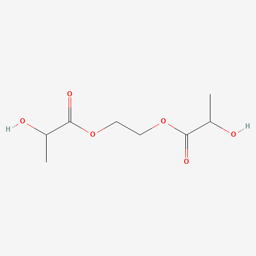 Ethyleneglycoldilactate (CAS: 91990-18-0) - Chemical Structure and Molecular Formula 