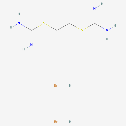ETHYLENEBIS(ISOTHIOURONIUM BROMIDE) (CAS: 6943-65-3) - Chemical Structure and Molecular Formula 