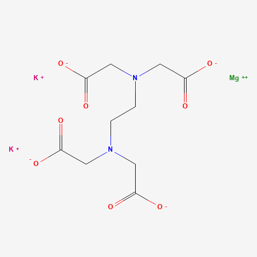 EDTA DIPOTASSIUM MAGNESIUM SALT,DIHYDRATE (CAS: 15708-48-2) - Chemical Structure and Molecular Formula 