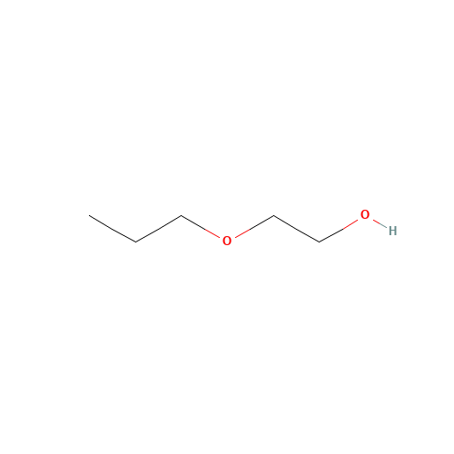 2-PROPOXYETHANOL (CAS: 2807-30-9) - Chemical Structure and Molecular Formula 