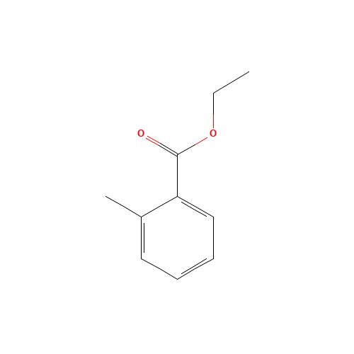 Ethyl 2-methylbenzoate (CAS: 87-24-1) - Chemical Structure and Molecular Formula 