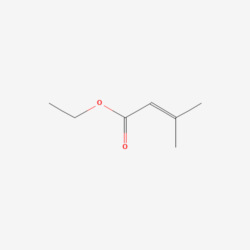 Ethyl 3,3-dimethylacrylate (CAS: 638-10-8) - Chemical Structure and Molecular Formula 