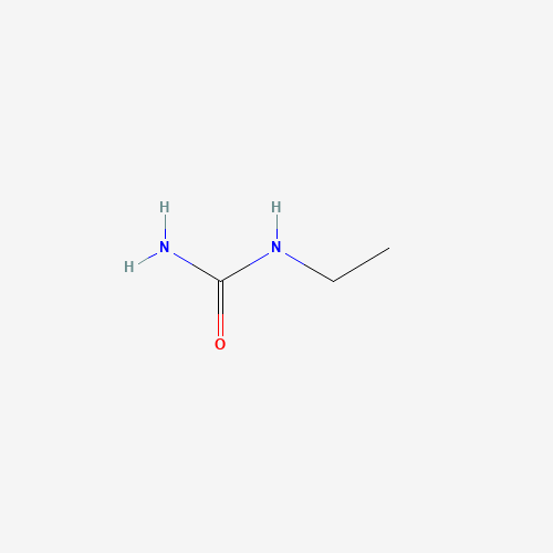 Ethylurea (CAS: 625-52-5) - Chemical Structure and Molecular Formula 