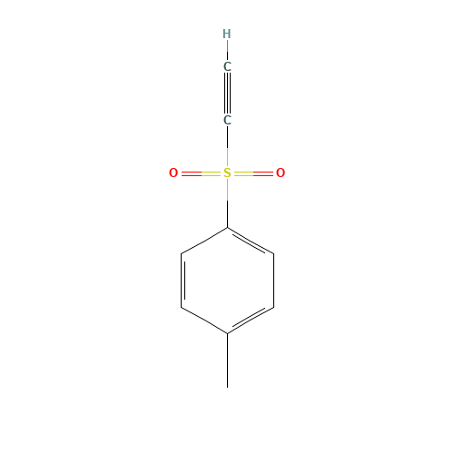 ETHYNYL P-TOLYL SULFONE (CAS: 13894-21-8) - Chemical Structure and Molecular Formula 