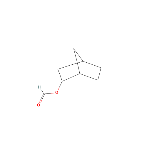 EXO-2-NORBORNYL FORMATE (CAS: 41498-71-9) - Chemical Structure and Molecular Formula 