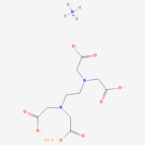 Ferric ammonium EDTA (CAS: 21265-50-9) - Chemical Structure and Molecular Formula 
