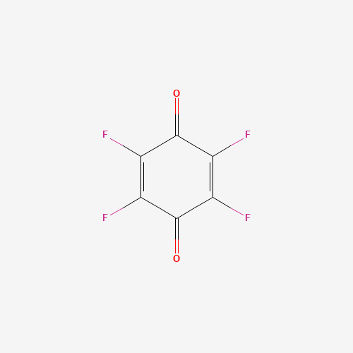 TETRAFLUORO-1,4-BENZOQUINONE (CAS: 527-21-9) - Chemical Structure and Molecular Formula 
