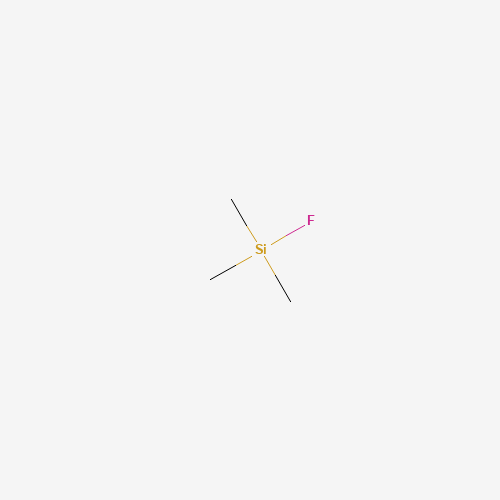 TRIMETHYLFLUOROSILANE (CAS: 420-56-4) - Chemical Structure and Molecular Formula 