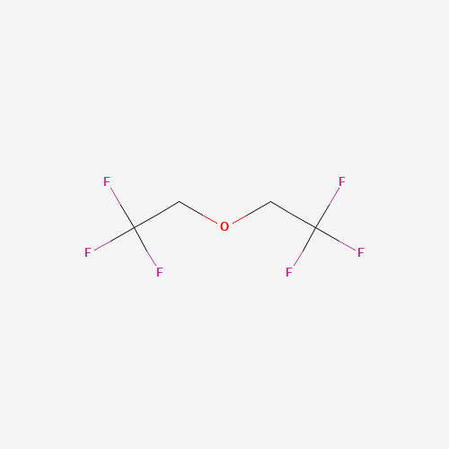 BIS(2,2,2-TRIFLUOROETHYL) ETHER (CAS: 333-36-8) - Chemical Structure and Molecular Formula 